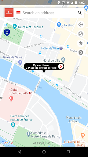 Screenshot of SIGNALERT