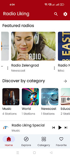 Radio Liking Screen 3