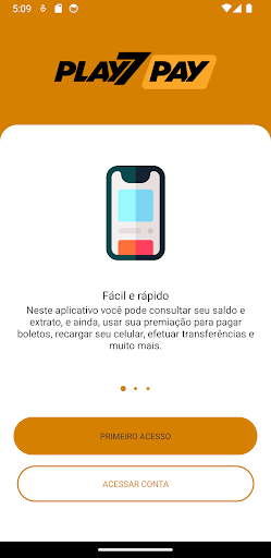 Android application Pagamentos Play7 Pay screenshort