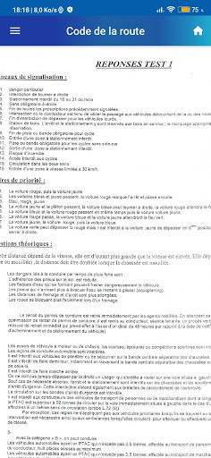 Code de la route Algérie  Les 20 tests
