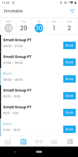 Android application Patch Fitness screenshort