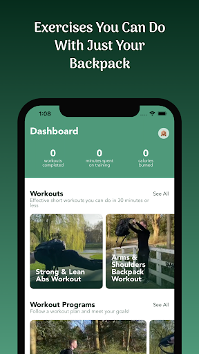 Android application Rucking Workout Plans screenshort