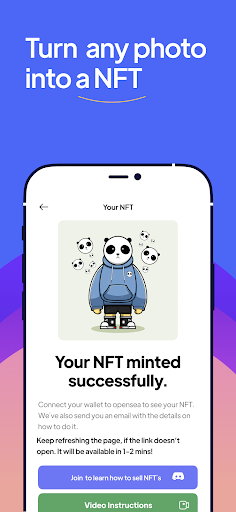 NFT Creator for OpenSea Screen 2