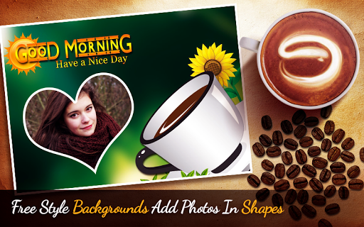 Android application Good Morning Photo frames 2024 screenshort