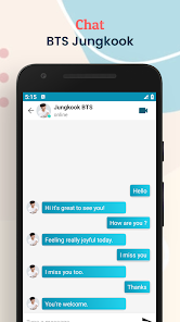 Imágen 6 BTS Jungkook Fake Chat & VCall android