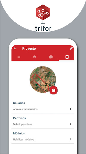 Android application Trifor screenshort