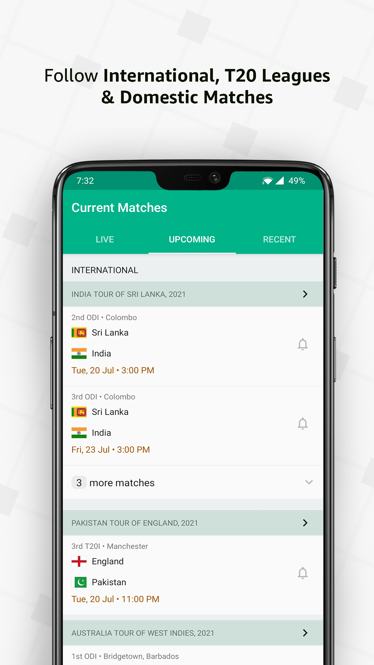 Android application Cricbuzz - Live Cricket Scores & News screenshort