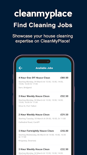 Android application CleanMyPlace screenshort