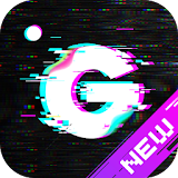 Glitch VHS Retro - 3D Glitch Effect & Photo Editor icon