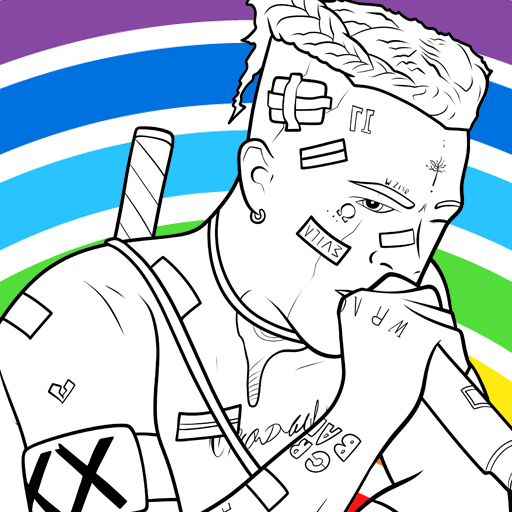 XXTentacion Coloring Book - Apps on Google Play