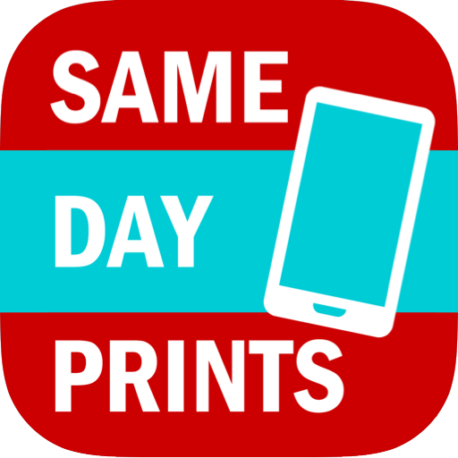 Same Day Prints: 1 Hour Photos Logo