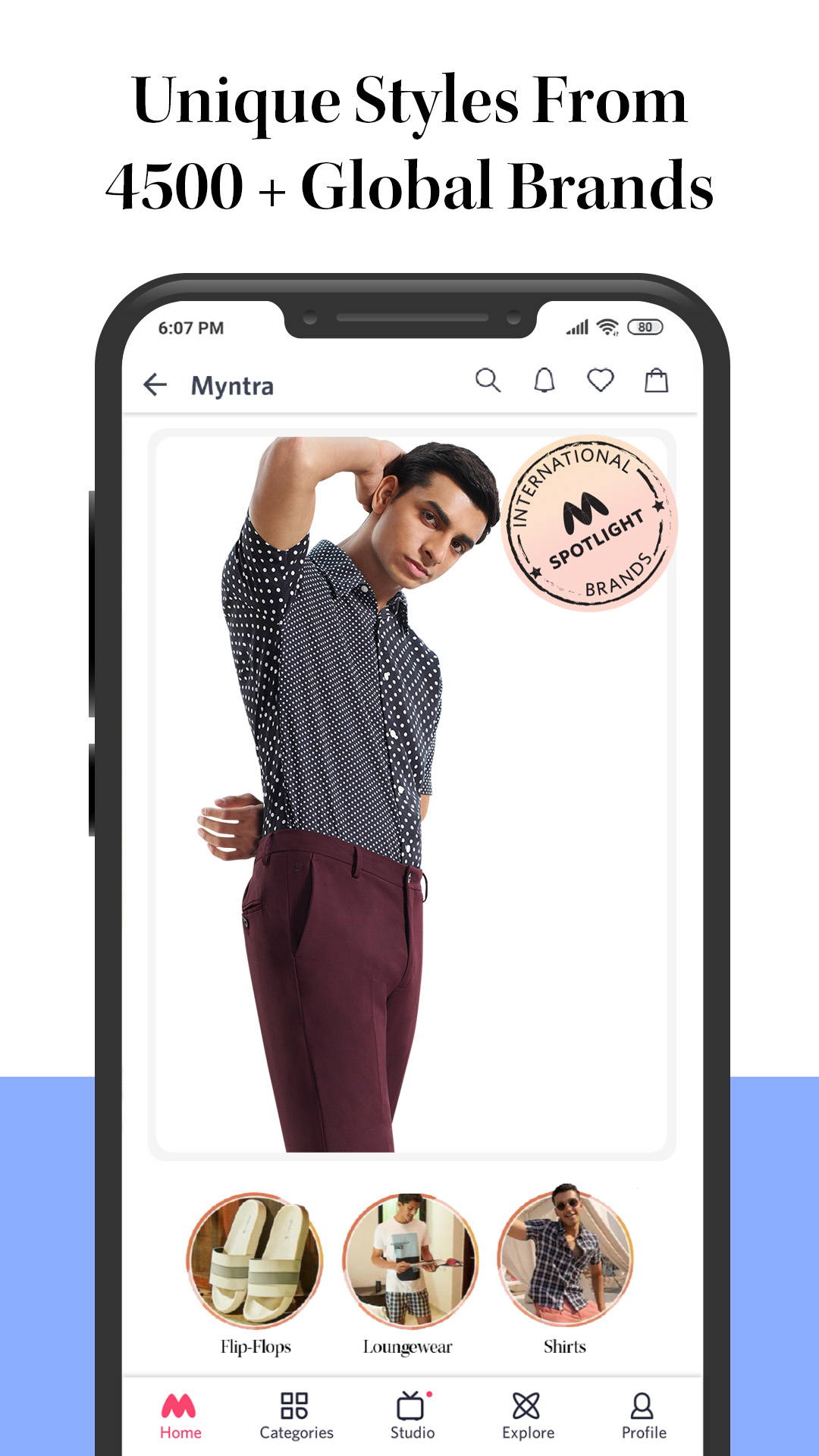 Android application Myntra - Fashion Shopping App screenshort
