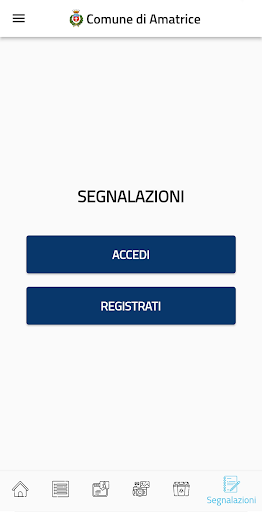 Android application Mio Comune screenshort