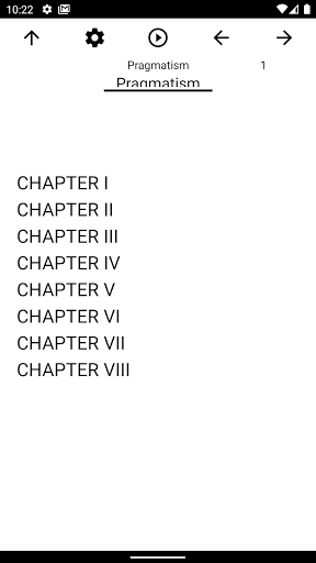 Android application Book, Pragmatism screenshort
