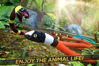 Jungle Snake Run: Animal Race - Screenshot 1