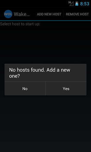 Android application Wake On LAN Donate screenshort