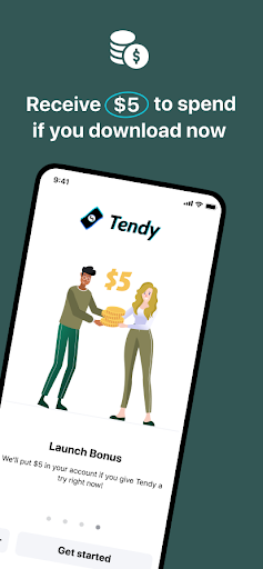 Android application Tendy screenshort
