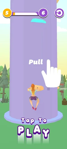 Helix Jump Girl - Screenshot 1