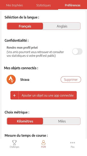 run in connecté Screen 3