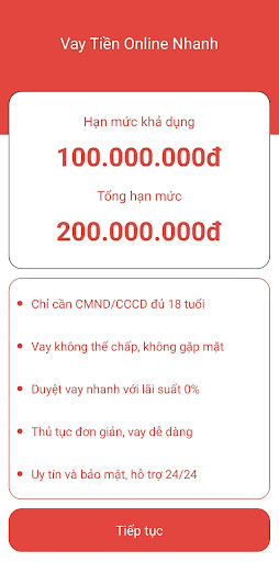 Android application Kim Ưng: Vay Tiền Online Nhanh screenshort