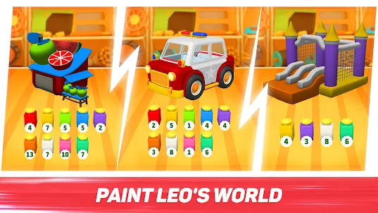 Leo Runner: car games for kids