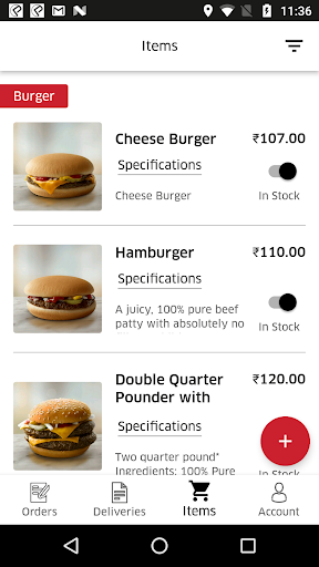 Android application ZMall Merchant screenshort
