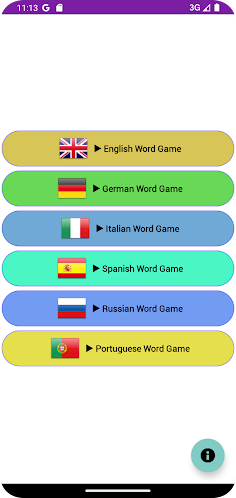 Multi Language Word Game - Screenshot 1