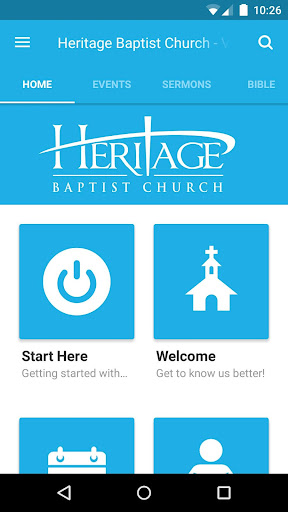 Android application Heritage Baptist - Woodbridge screenshort