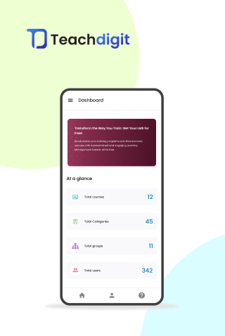 Android application Teachdigit Demo screenshort