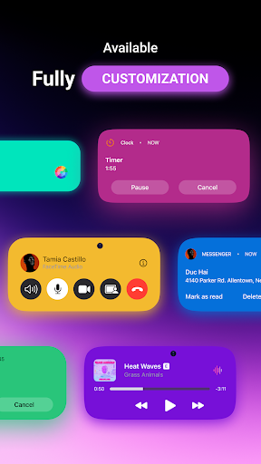 Android application Dynamic Island - Notch iOS 16 screenshort