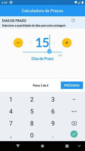 Deadline Calculator Screen 2