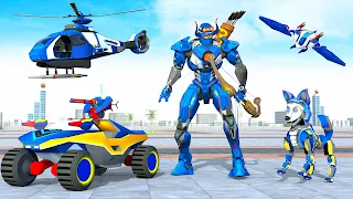Archery king, Fly Bus Robot 3d - Screenshot 3