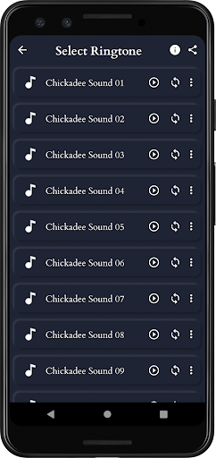 Chickadee Sounds Screen 3