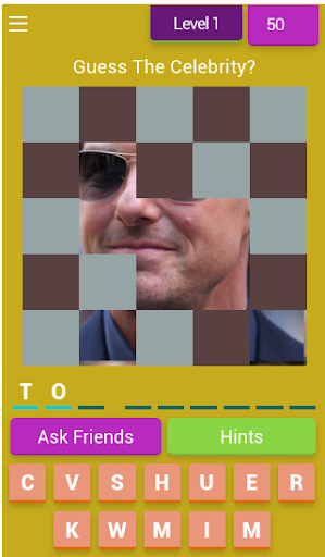 Hollywood Celebrity Guess the Actors Quiz, Trivia