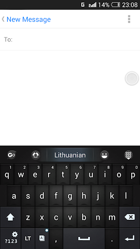 Lithuanian for GO Keyboard Screen 3