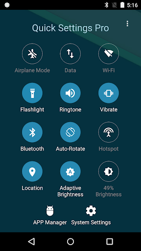 Super Quick Settings Pro - Tools - apps