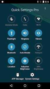 Super Quick Settings Pro v6.5 Paid Mod 1