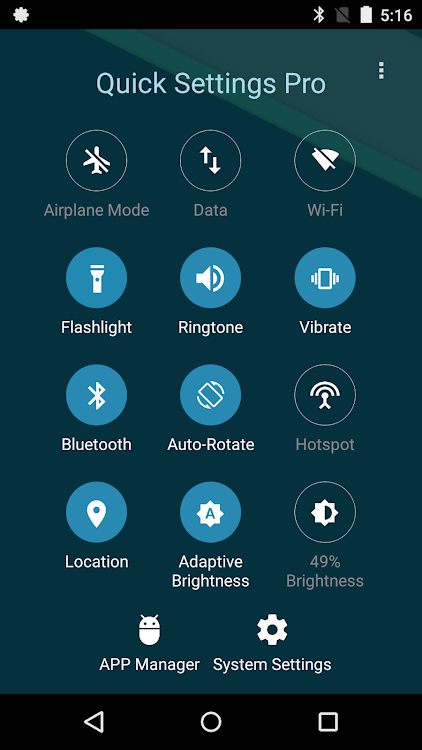 Super Quick Settings Pro - 7.0 - (Android)