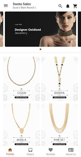 Android application Sweta Sales Imitation screenshort