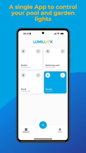 Android application LumiLink by SEAMAID screenshort