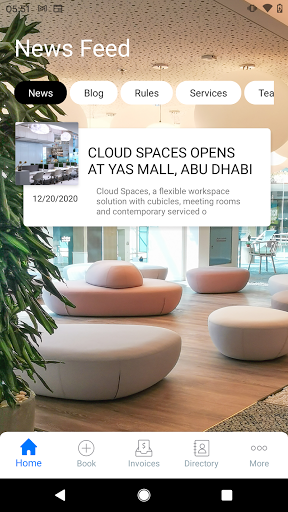 Cloud Spaces Screen 2