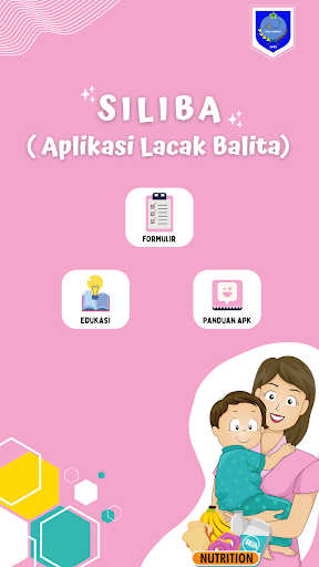 Android application SILIBA (APLIKASI LACAK BALITA) screenshort
