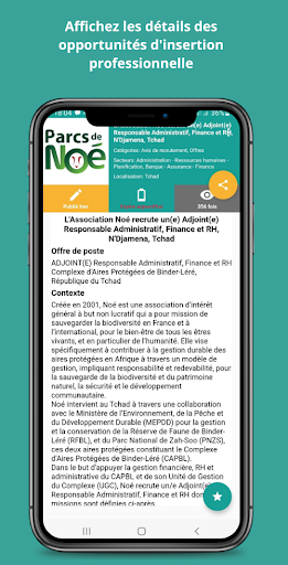Offres demplois - Bourses Screen 3