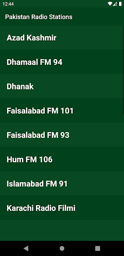 Android application Pakistan Radio Stations screenshort