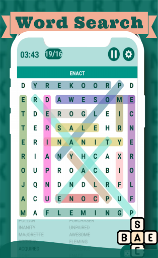 Word Search game 2021 ✏️📚 - Free word puzzle game 1.9.4 screenshots 1