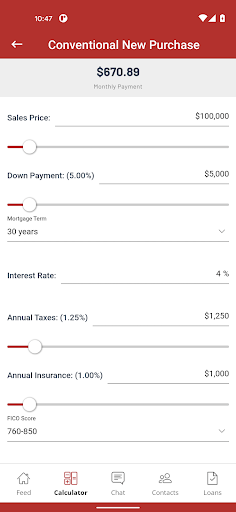 Listerhill Mortgage App Screen 3