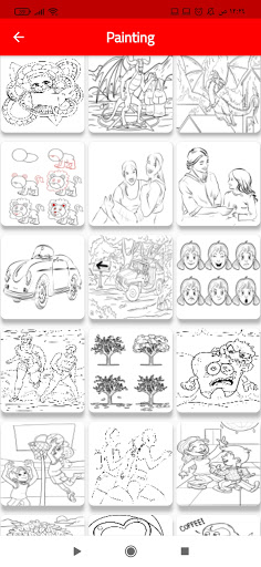Android application Painting screenshort