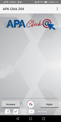 Android application APA Click screenshort