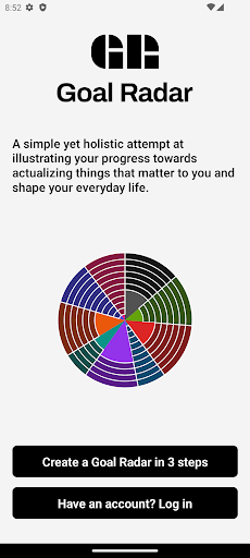 Android application Goal Radar screenshort