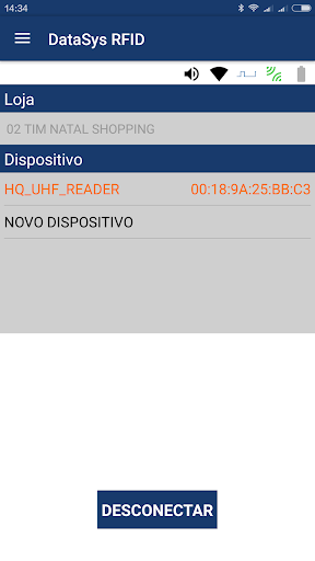 DataSys RFID DOT900BT Screen 2